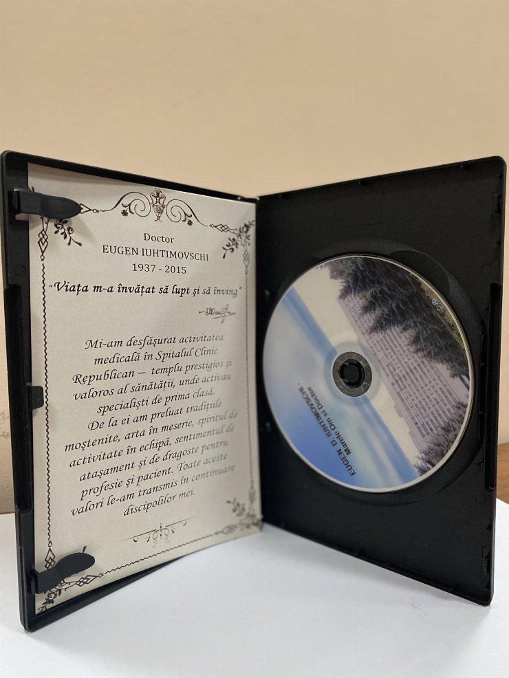 DVD în casetă Înregistrare Eugen D.Iuhtimovschi-Marele Om și Doctor 