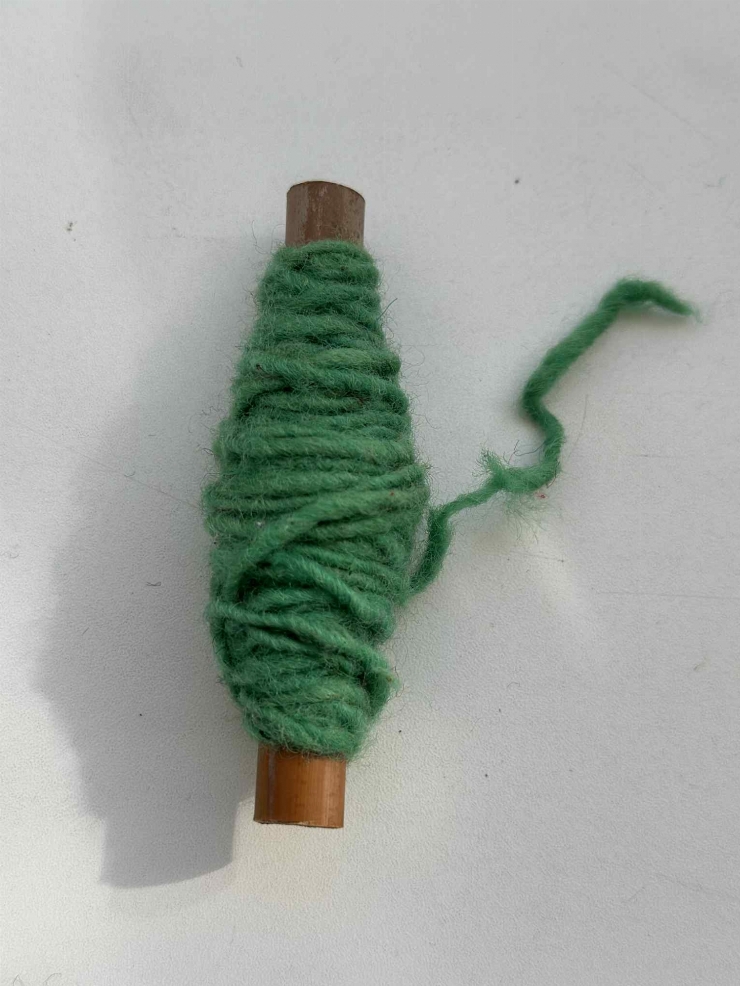 Scul din fir de lînă ”Verde”