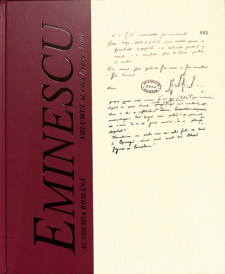 Manuscrisele Mihai Eminescu Volumul 4, Partea întâi